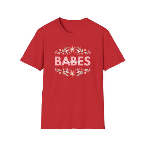 Babes Floral Tee — Cute Pink Floral 'BABES' T-Shirt
