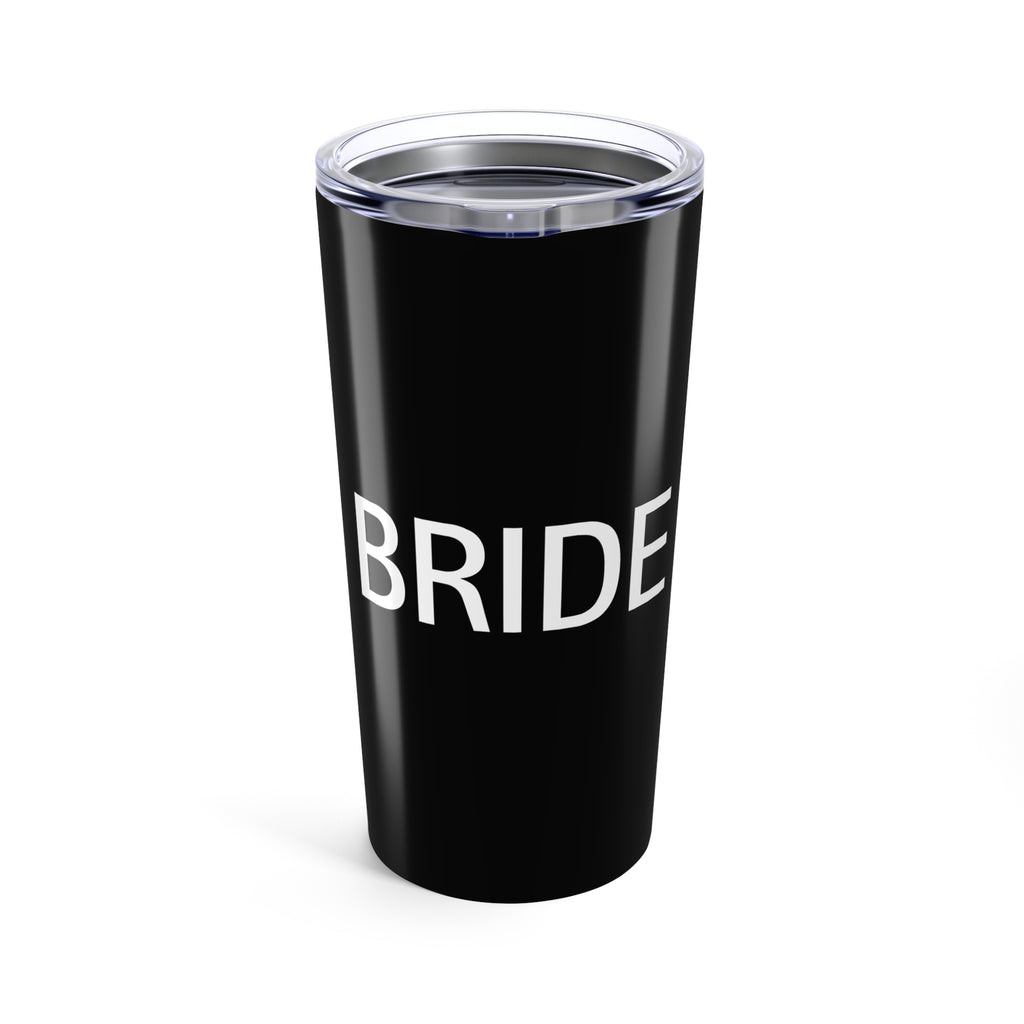 Bride 20oz Insulated Tumbler – Black Stainless Steel Bridal Party Gift