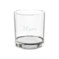 Engraved 'Hers' Whiskey Glass 10.5oz — Personalized Rocks Glass for Women, Bridal & Anniversary Gift