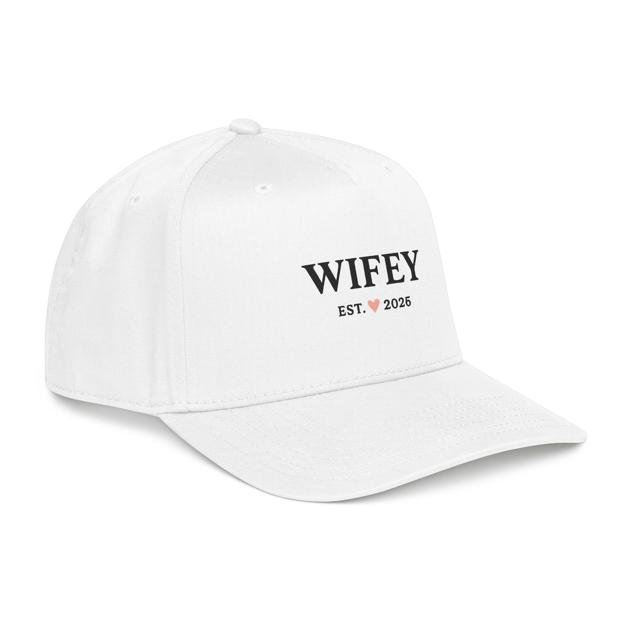 Wifey Est. 2025 Baseball Cap — Embroidered Bride Hat
