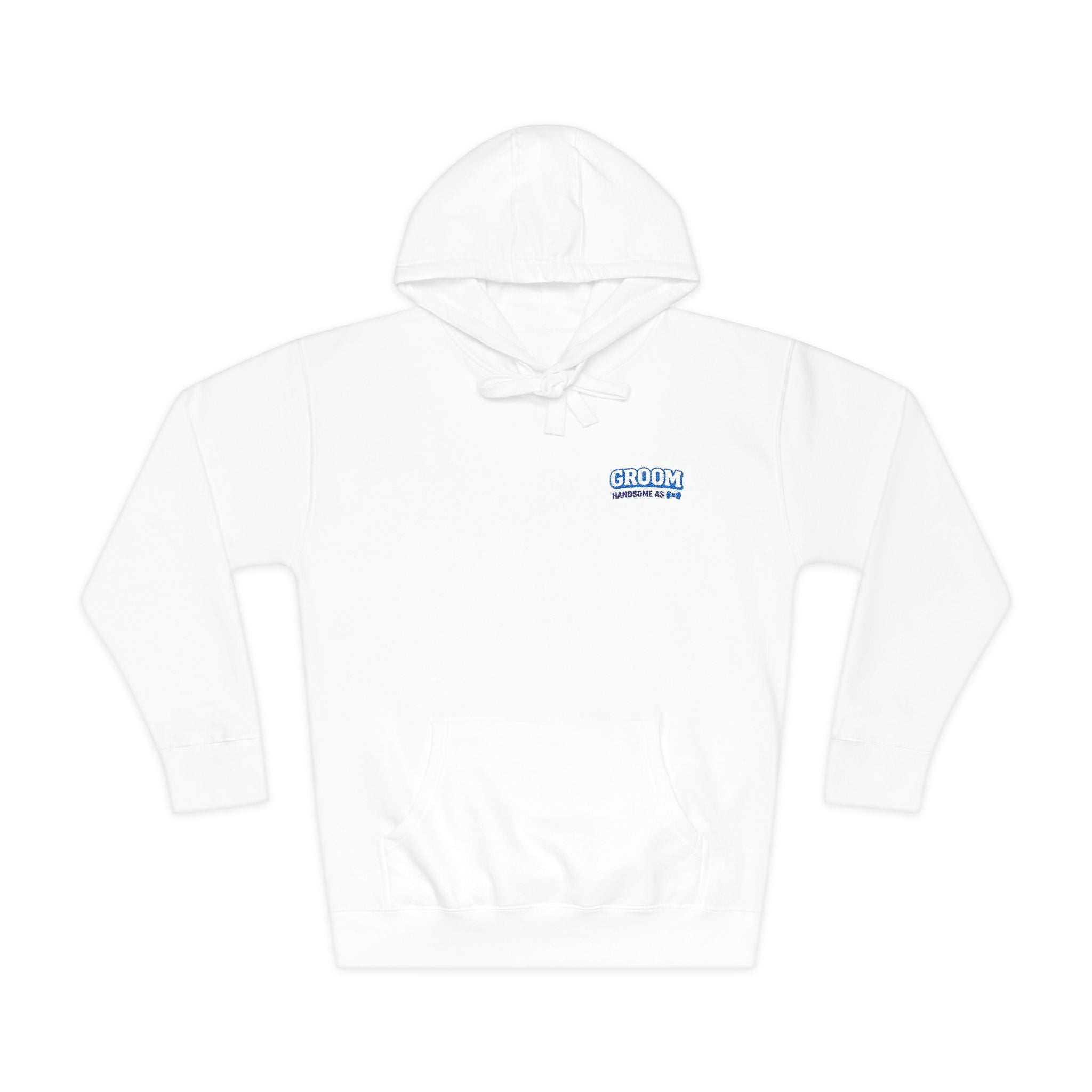 Hoodie — 'Grown Not Raised' Minimal Chest Logo Fleece Hoodie