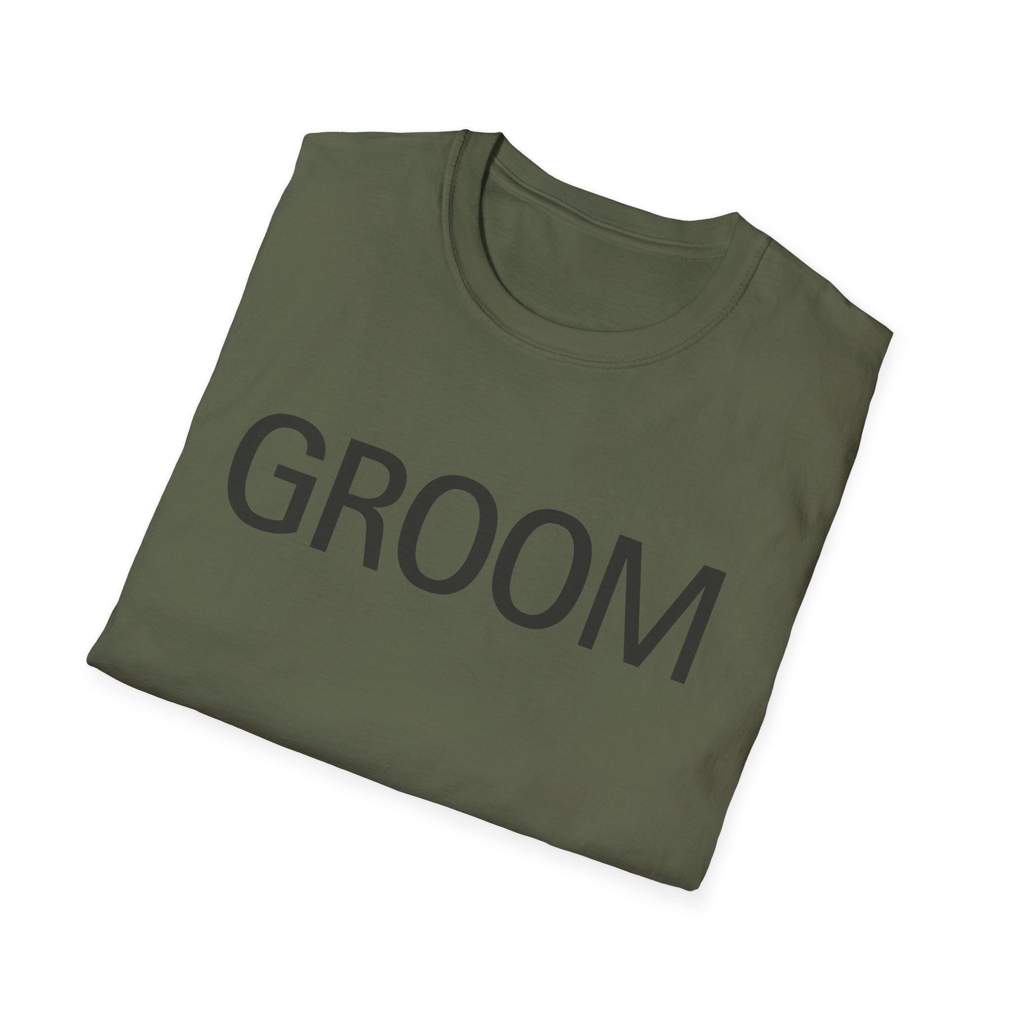 Groom T-Shirt — Simple Wedding Party Tee for Groom, Bachelor Party Shirt