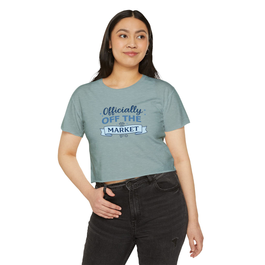 "Officially Off The Market" Women's Crop Top — Bachelorette Festival Tee
