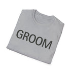 Groom T-Shirt — Simple Wedding Party Tee for Groom, Bachelor Party Shirt