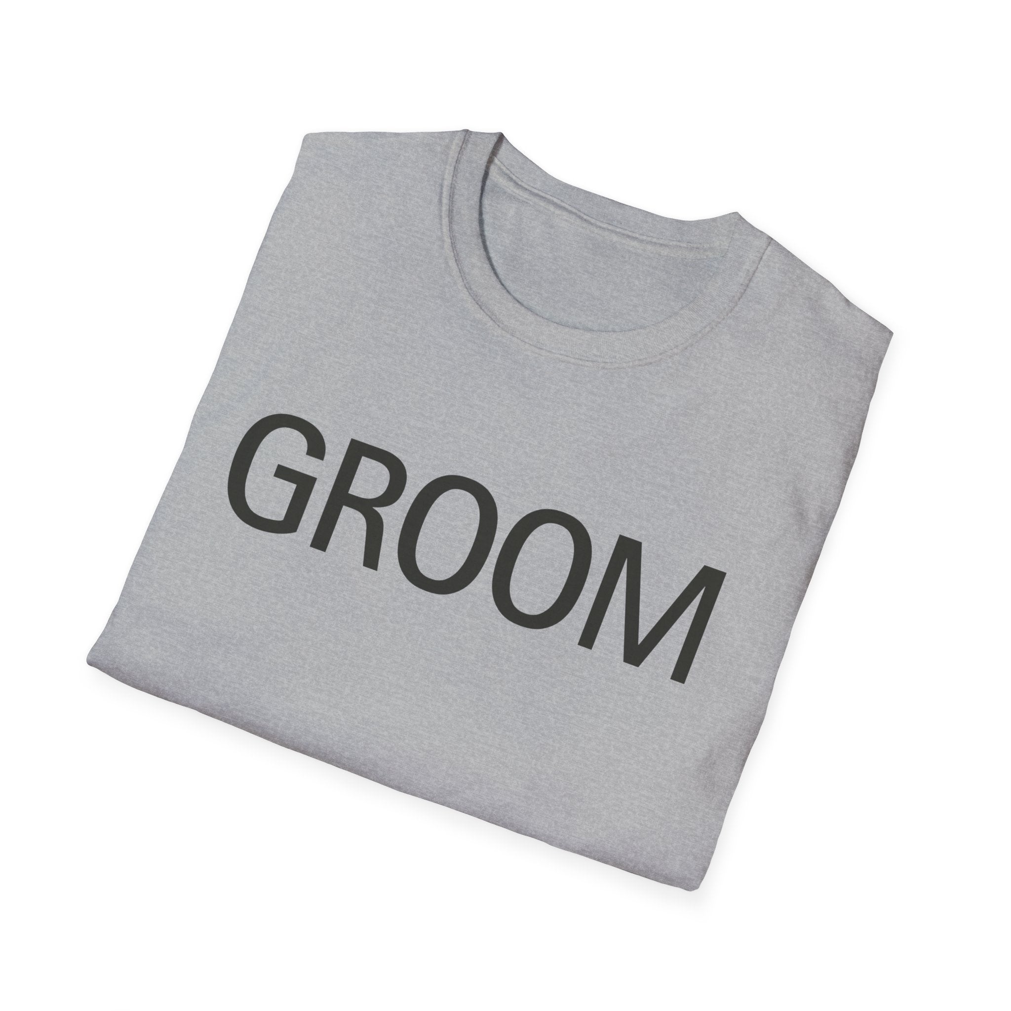 Groom T-Shirt — Simple Wedding Party Tee for Groom, Bachelor Party Shirt