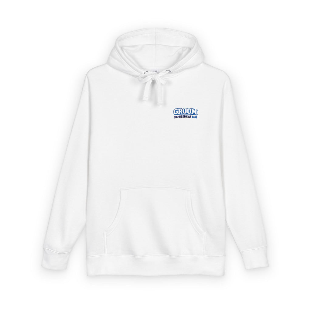 Hoodie — 'Grown Not Raised' Minimal Chest Logo Fleece Hoodie