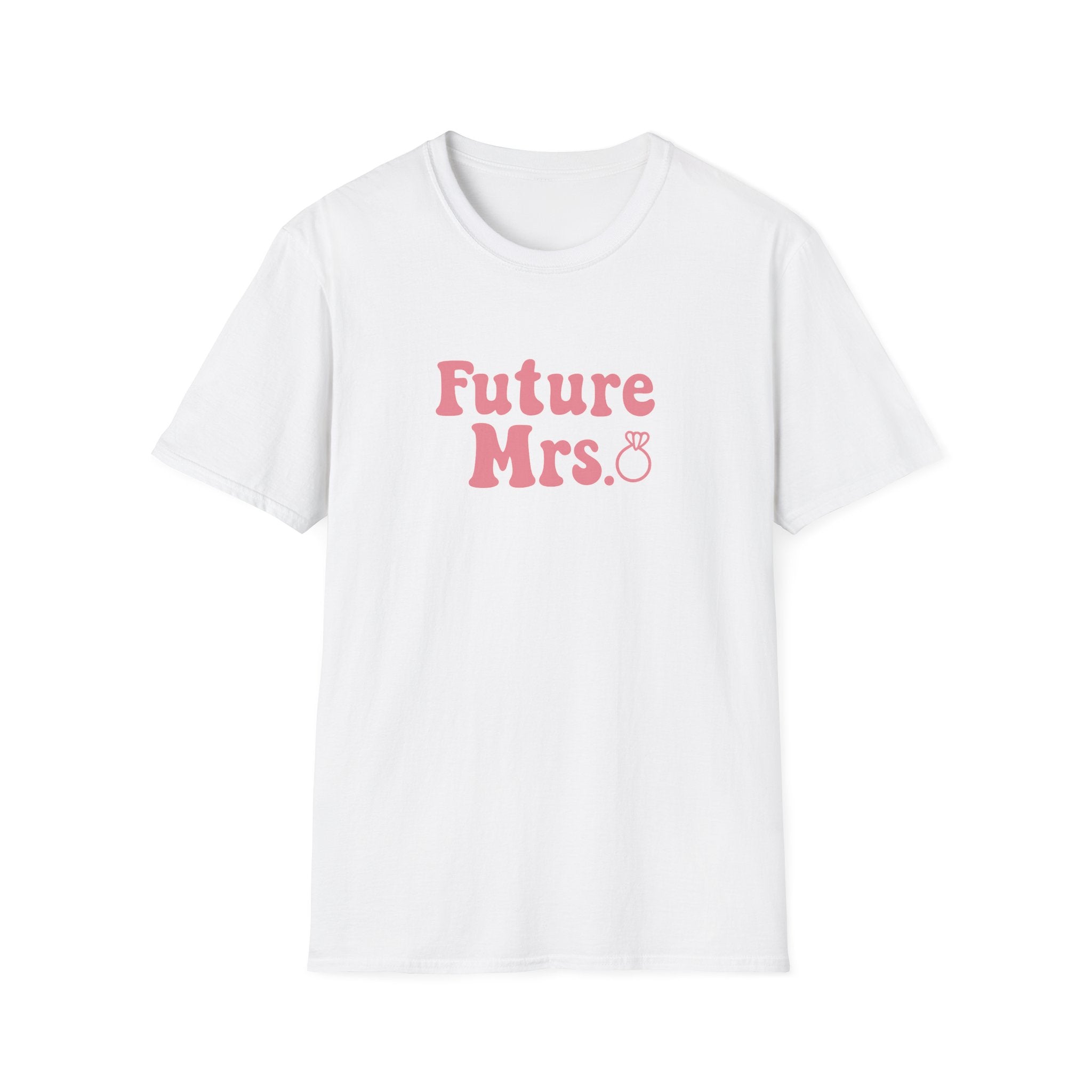 Future Mrs. T-Shirt — Bachelorette/Engagement Tee with Pink Ring Graphic