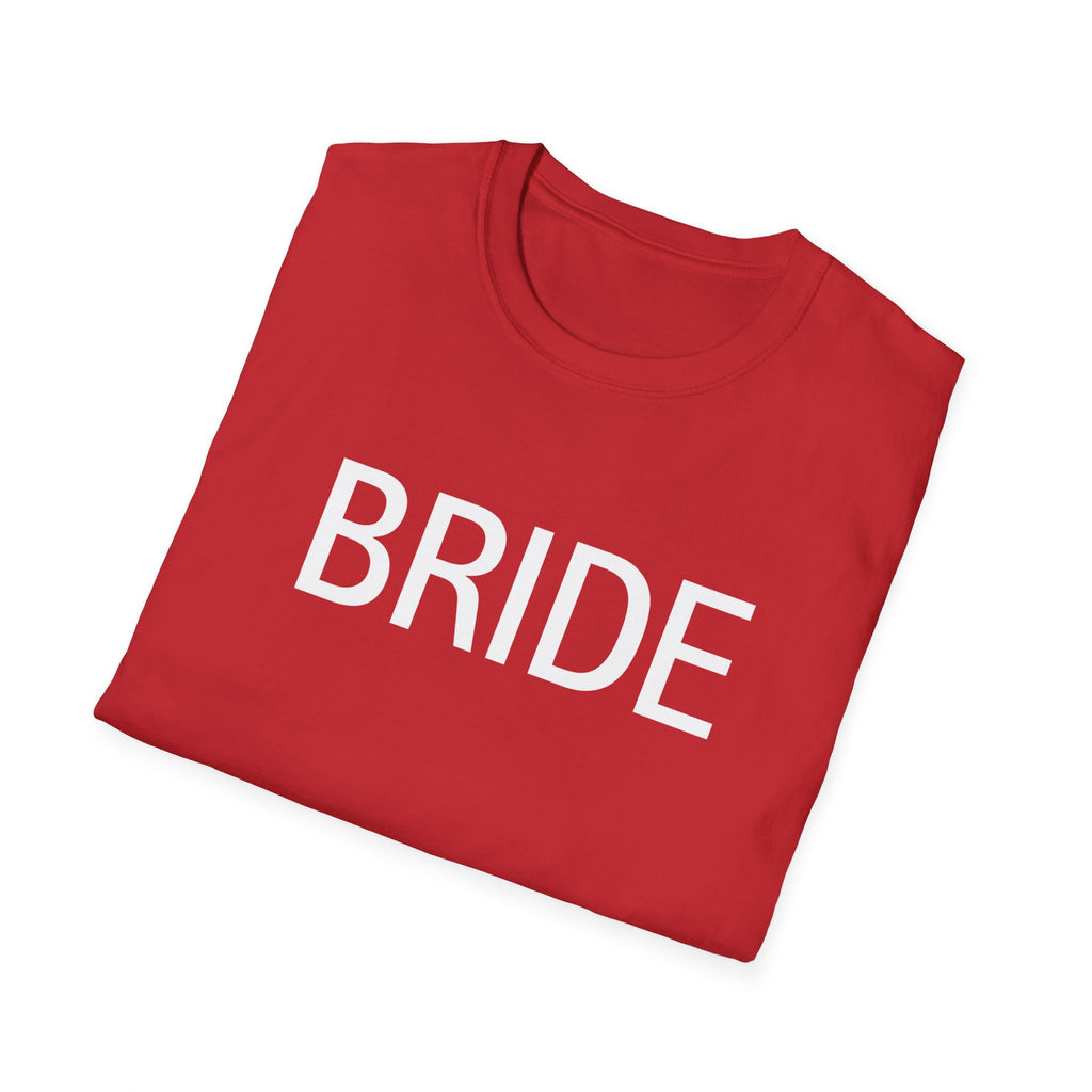 Bride T-Shirt — Minimal Bridal Tee for Bachelorette & Wedding Prep
