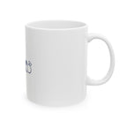 Mr. Ceramic Mug – Navy Script 'Mr.' Coffee Cup (11oz & 15oz)