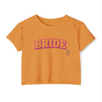 Bride Crop Top — Bachelorette Festival Tee with Ring Graphic