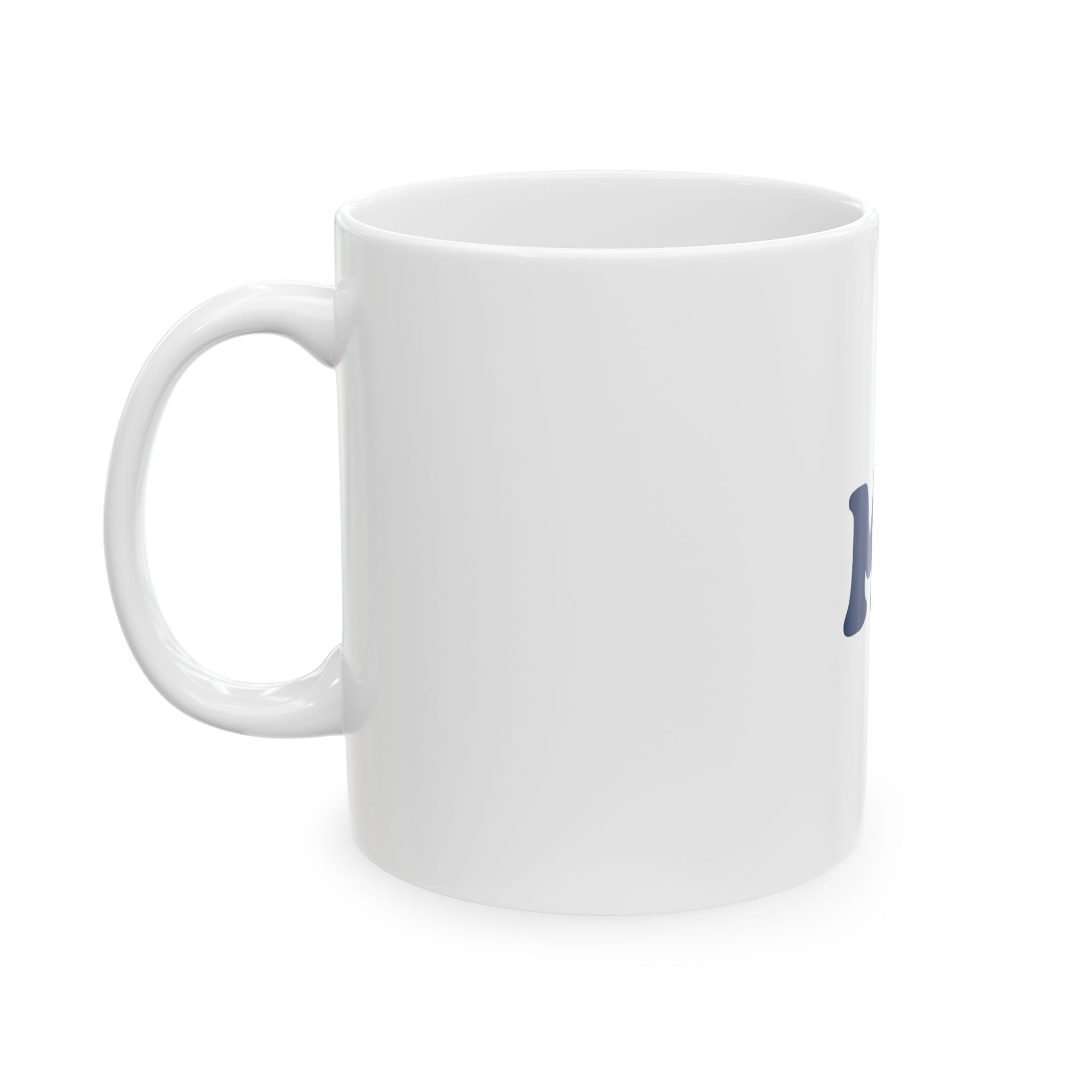 Mr. Ceramic Mug – Navy Script 'Mr.' Coffee Cup (11oz & 15oz)