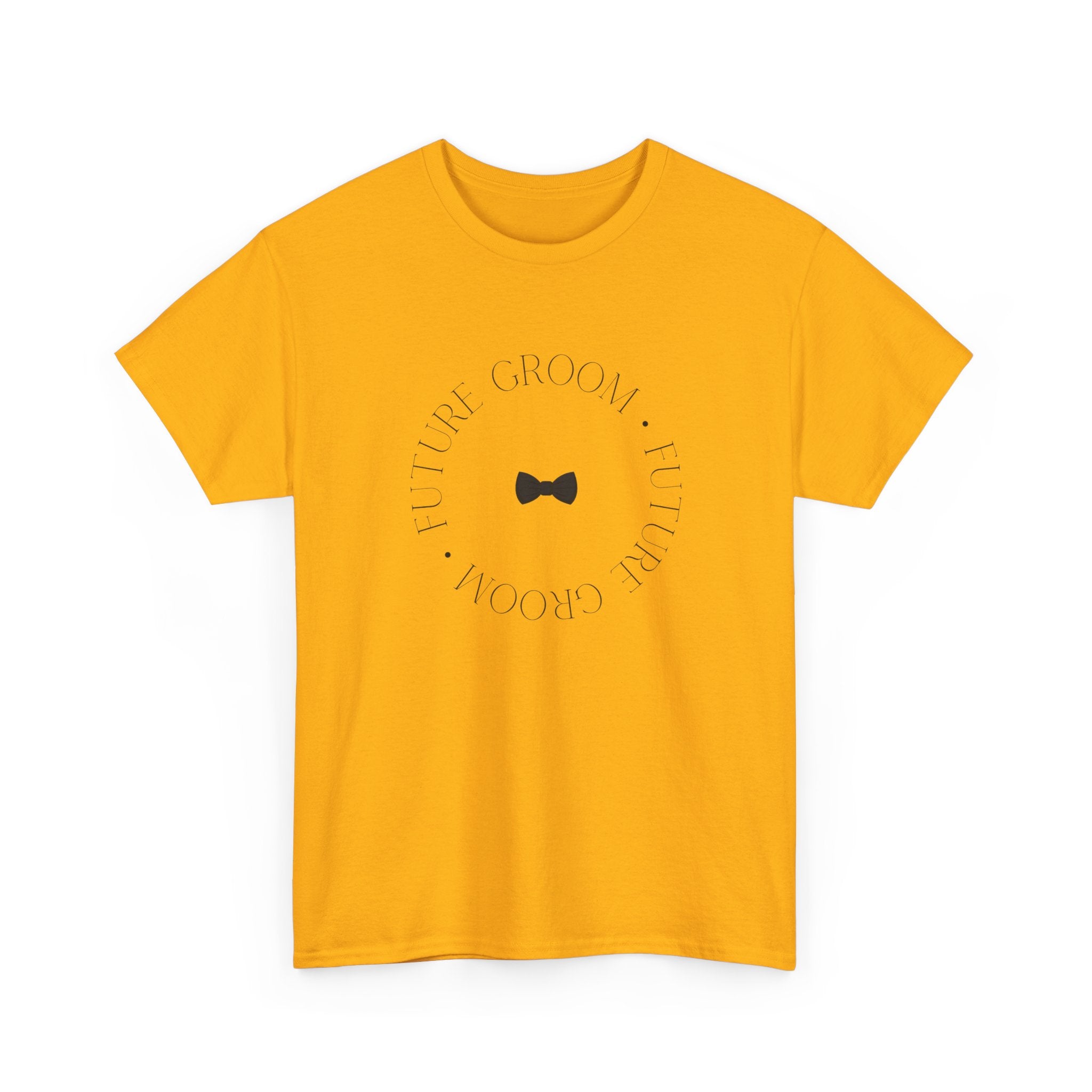 Groom Bow Tie Tee — 'The Groom' Minimal Wedding T‑Shirt