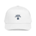Love Locked In Baseball Cap — Embroidered Padlock Design