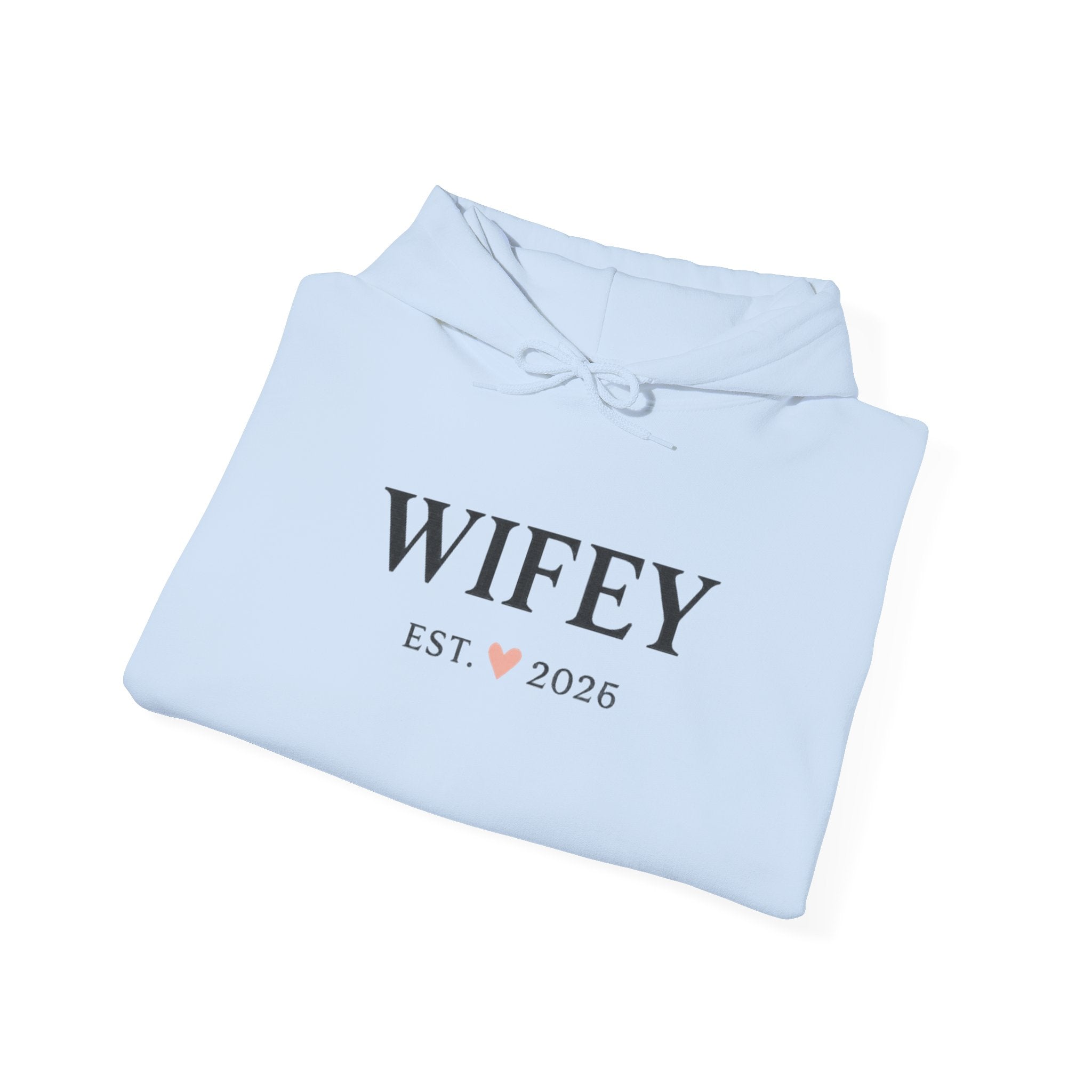 Wifey Hoodie – 'WIFEY EST. 2026' Cozy Bridal Sweatshirt