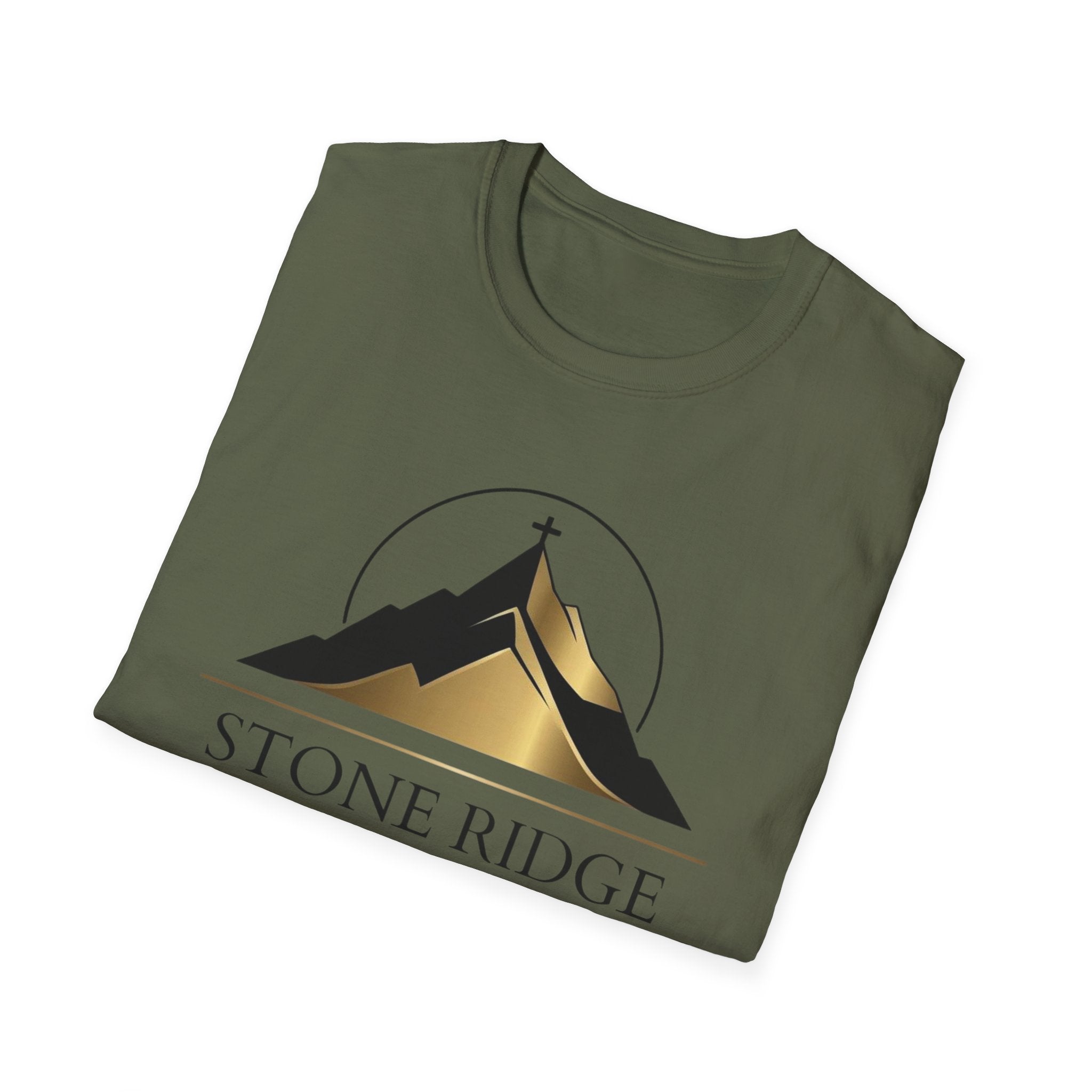 Stone Ridge Mountain Logo T-Shirt — Classic Outdoor Logo Tee