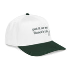 Engagement Cap Baseball Cap — “put it on my fiancé’s tab” Embroidered Hat