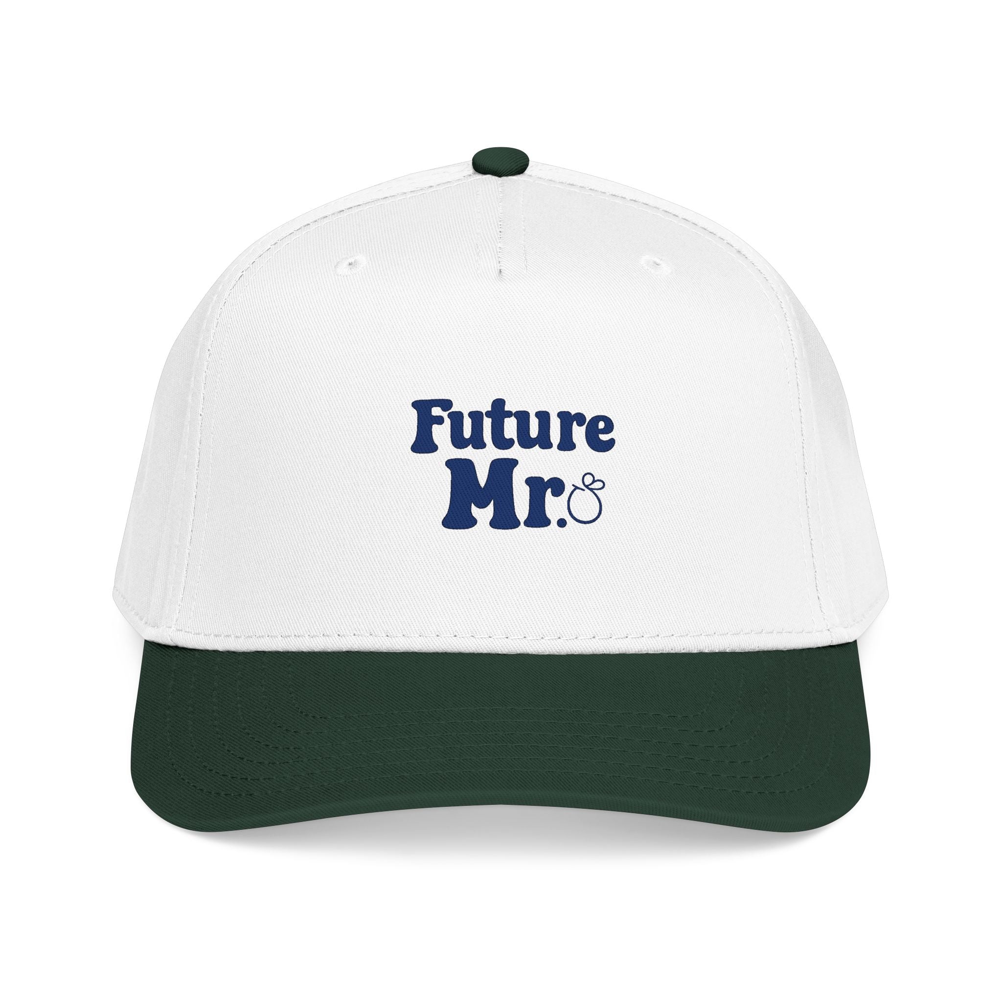 Baseball Cap — "Future Mr." Embroidered Baby Announcement Cap