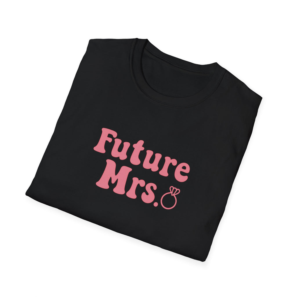 Future Mrs. T-Shirt — Bachelorette/Engagement Tee with Pink Ring Graphic