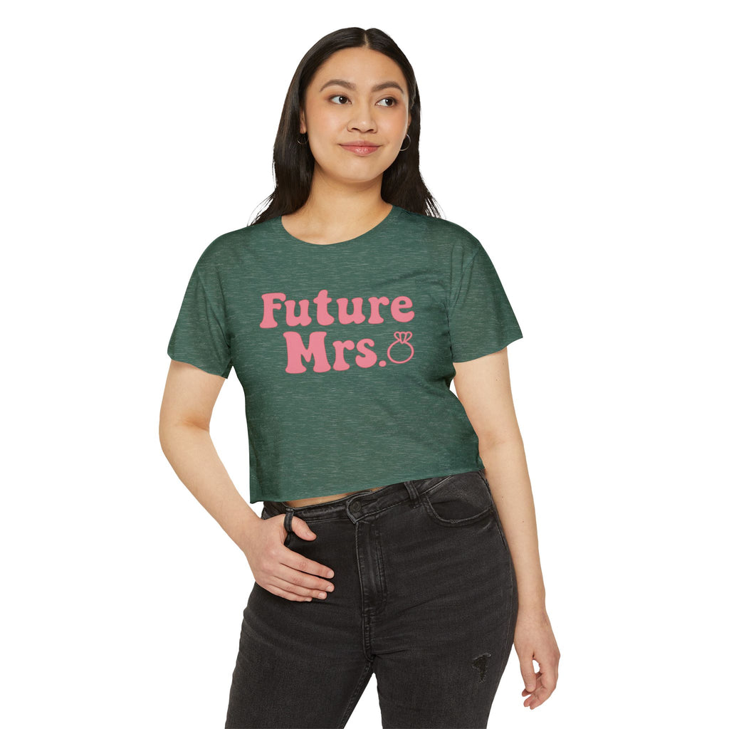 Future Mrs. Crop Top — Bachelorette Bride Festival Tee