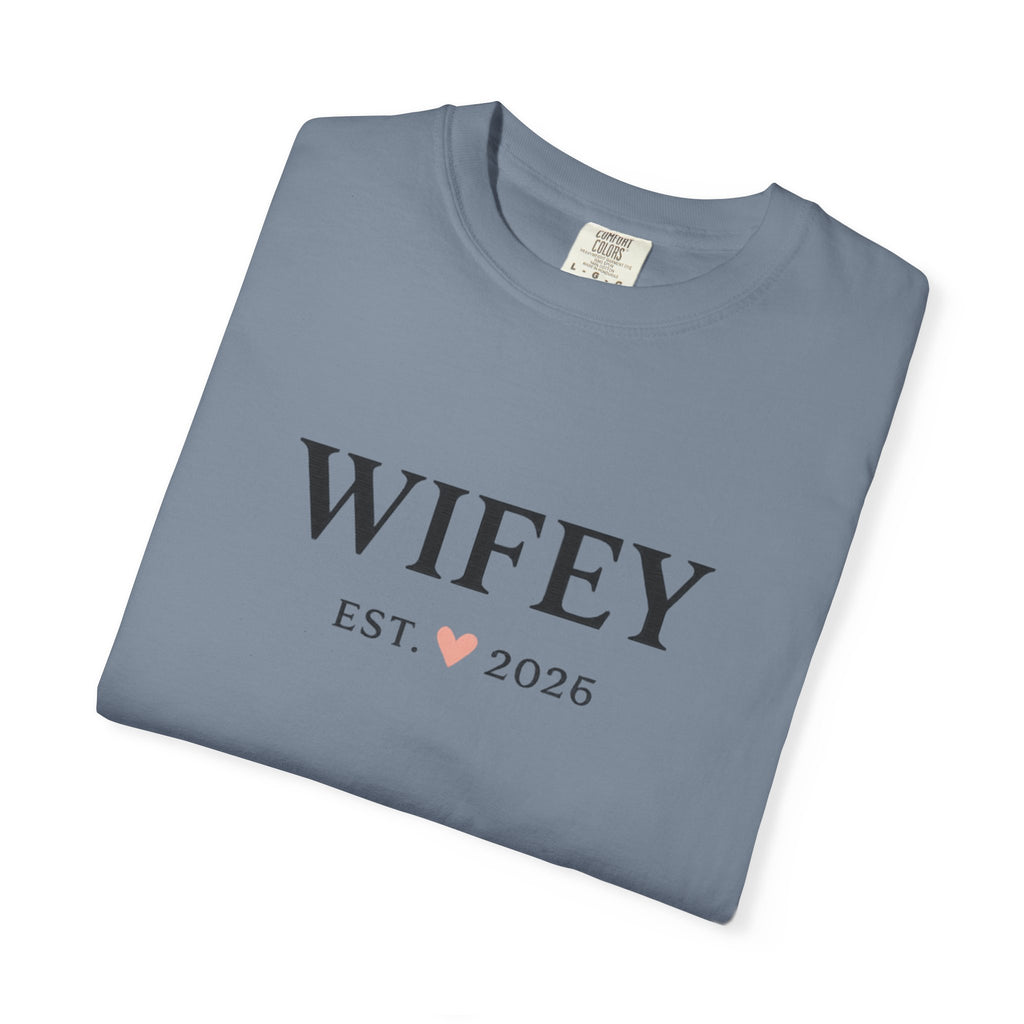 Wifey Est. 2026 T-Shirt — Bridal/Anniversary Tee