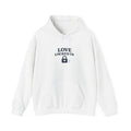 Love Locked In Hoodie — Romantic Padlock Graphic Pullover