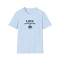 Love Locked In T-Shirt — Romantic Padlock Graphic Tee for Couples