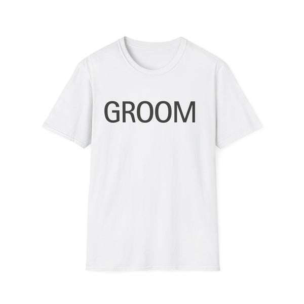 Groom T-Shirt — Simple Wedding Party Tee for Groom, Bachelor Party Shirt