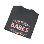 Babes Floral Tee — Cute Pink Floral 'BABES' T-Shirt