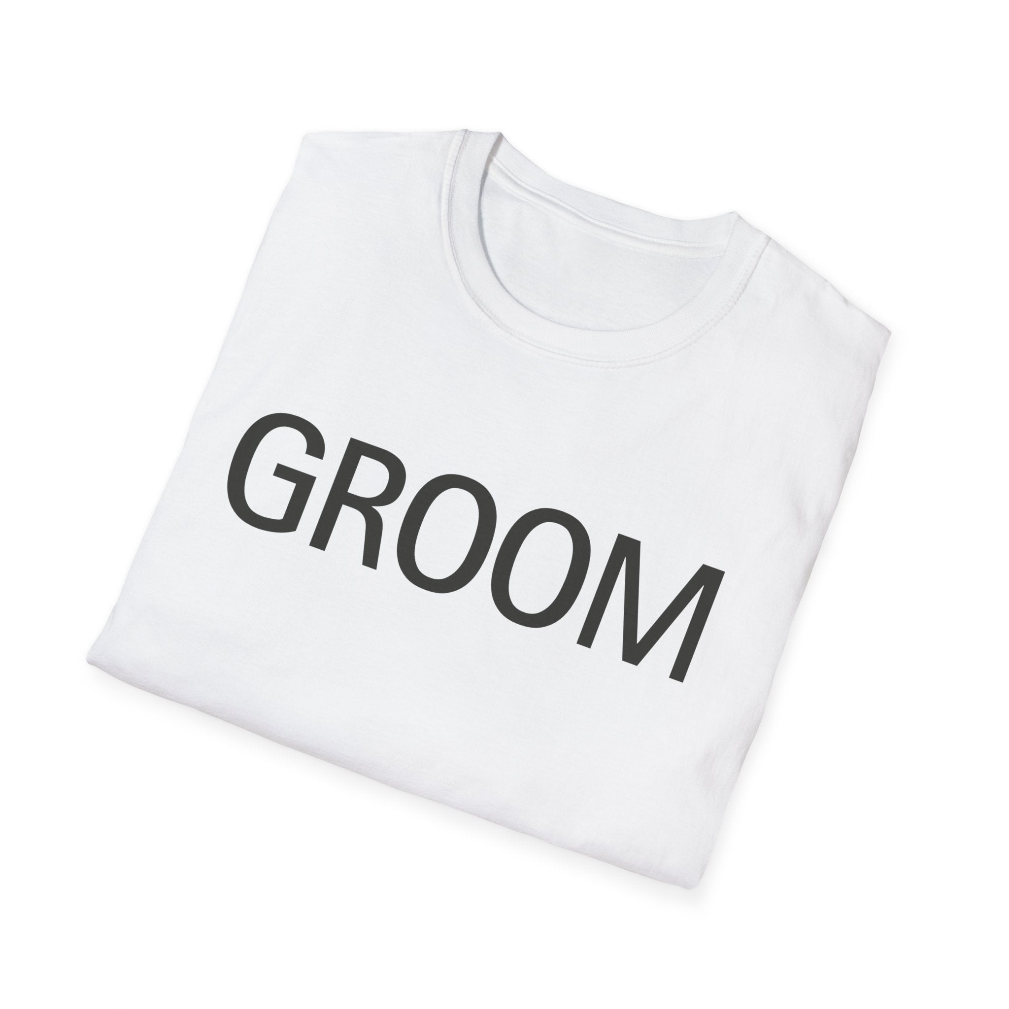Groom T-Shirt — Simple Wedding Party Tee for Groom, Bachelor Party Shirt