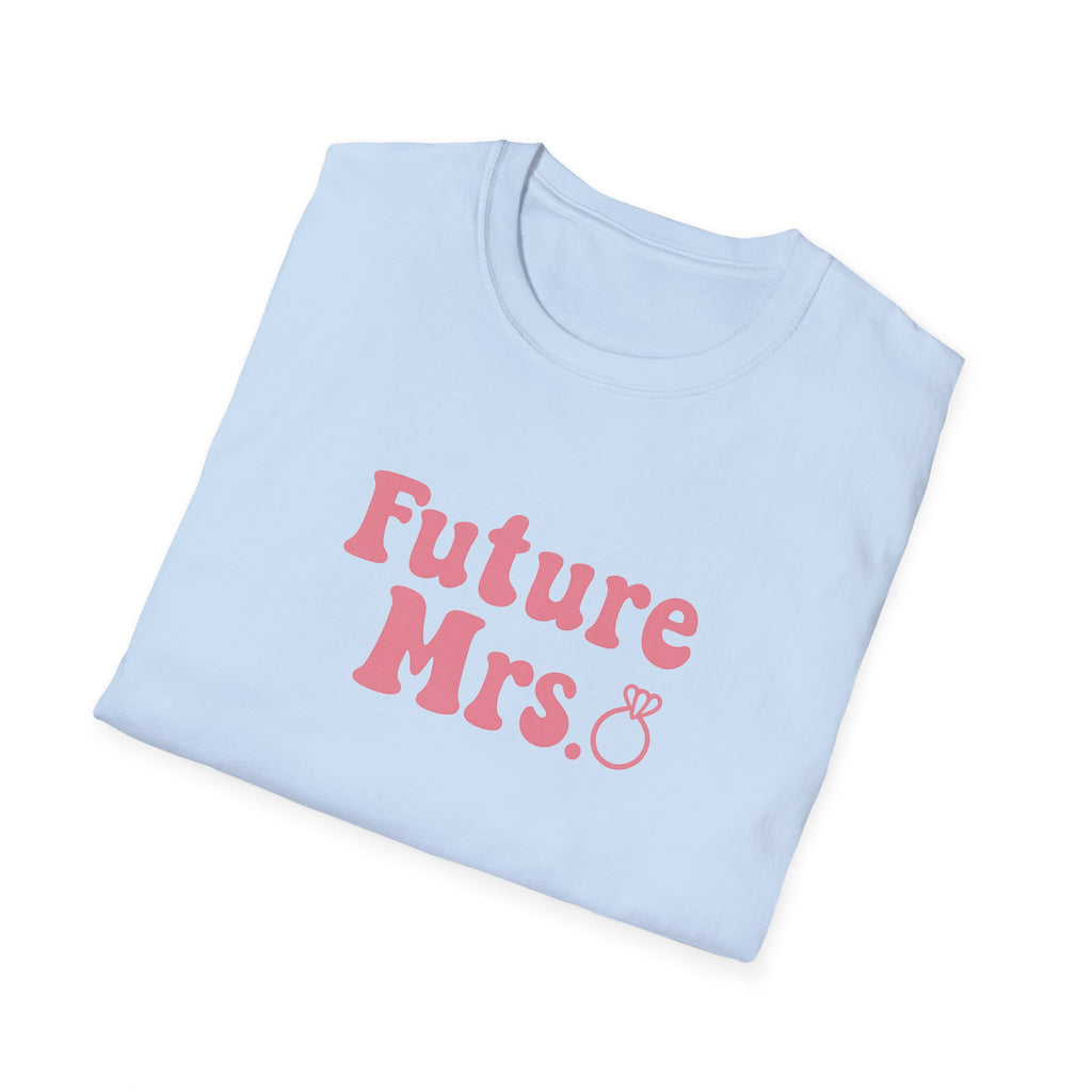 Future Mrs. T-Shirt — Bachelorette/Engagement Tee with Pink Ring Graphic