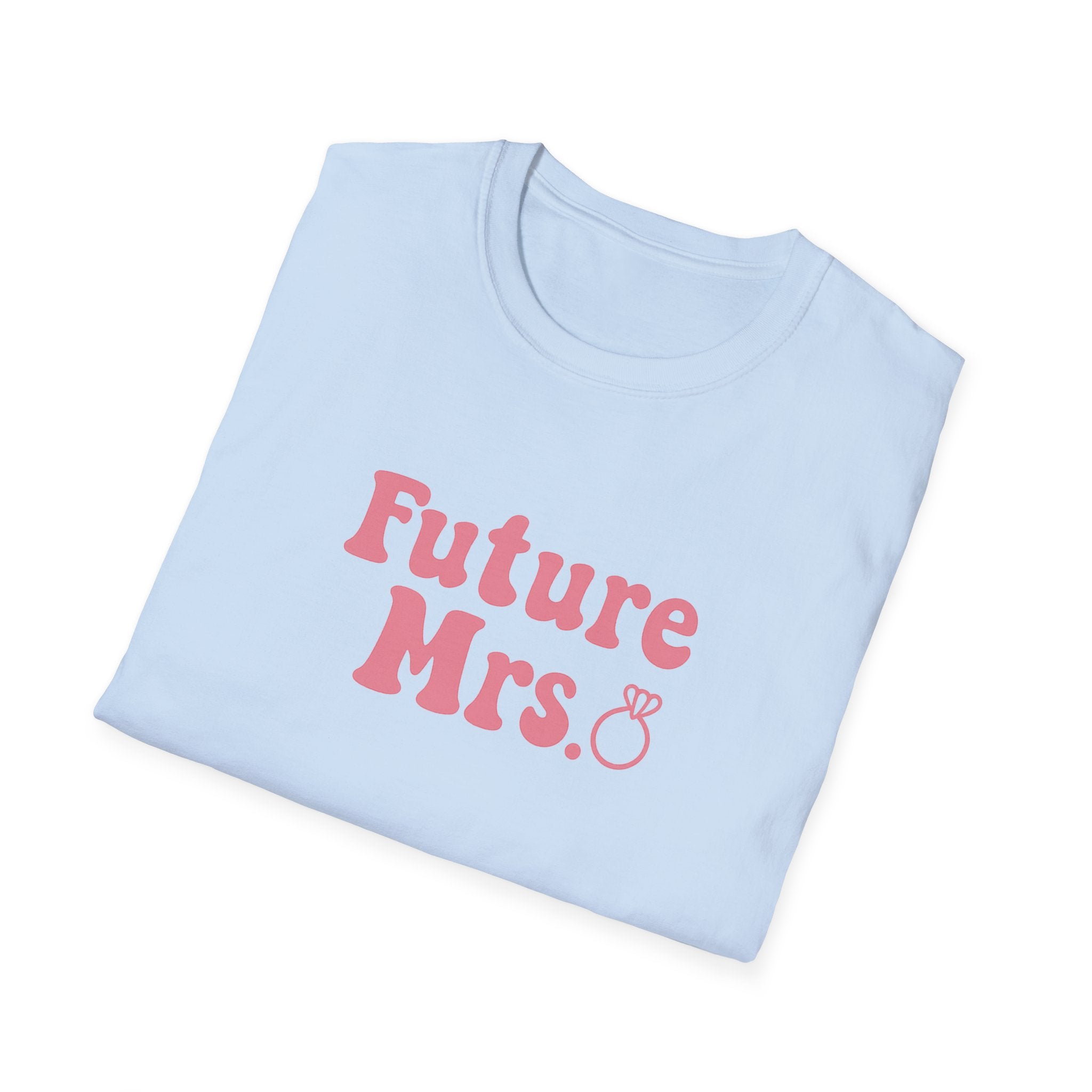 Future Mrs. T-Shirt — Bachelorette/Engagement Tee with Pink Ring Graphic